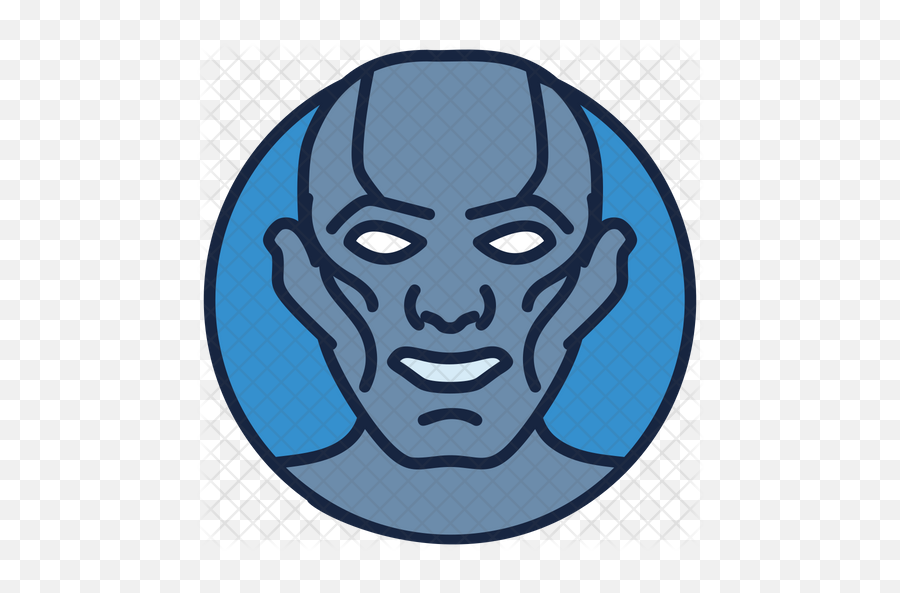 Steel Man Icon Of Colored Outline Style - Professor X Icon Emoji,Steel Emoji