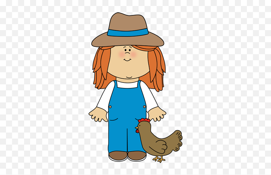 Farmer Woman Png Picture - Kids Farm Clipart Emoji,Farmer Emoji