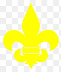 Yellow Fleur De Lis Clip Art At Clker - Fleur De Lis Paulinian Emoji,Fleur De Lis Emoticon