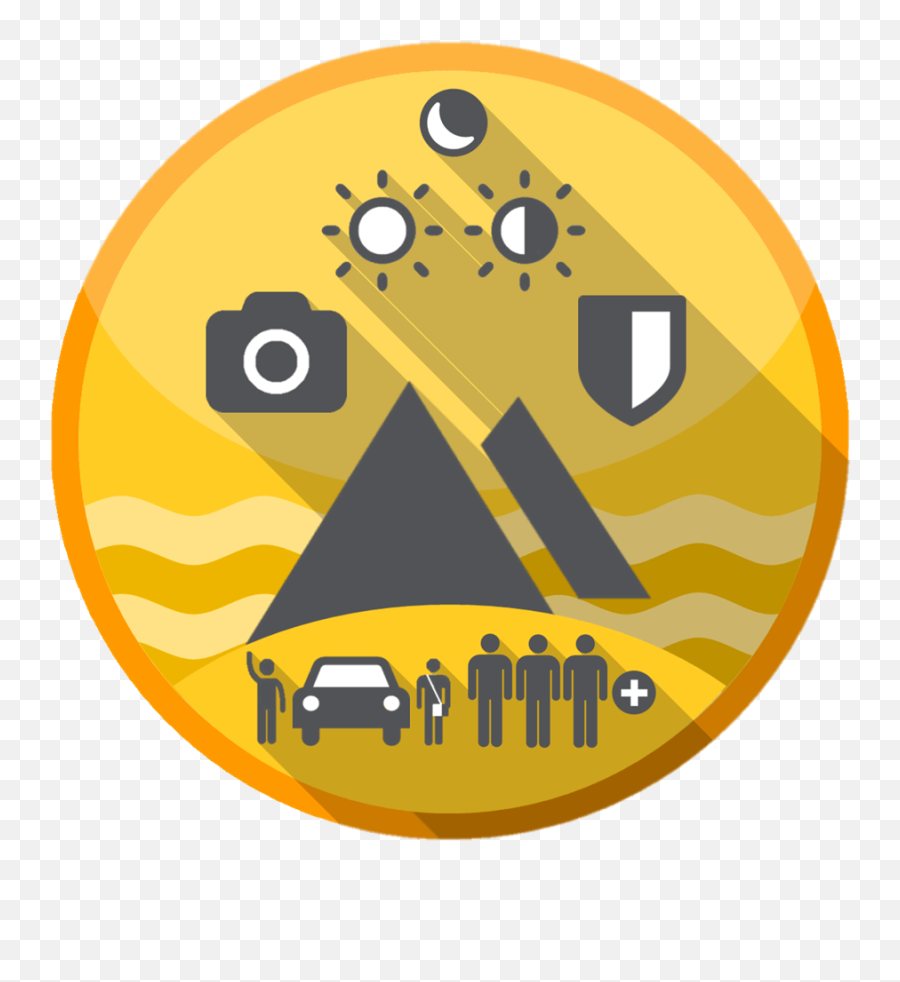 Cairo Tour - Circle Emoji,Pyramid Emoticon