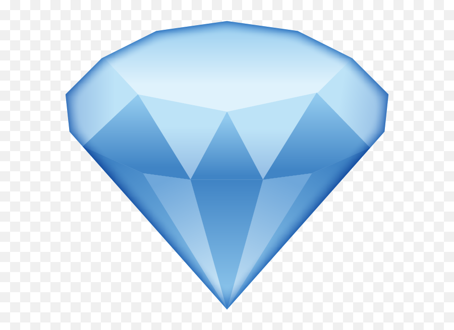 Emoji Paper Blue Diamond Ring - Diamond Emoji,B Emoji Transparent Background