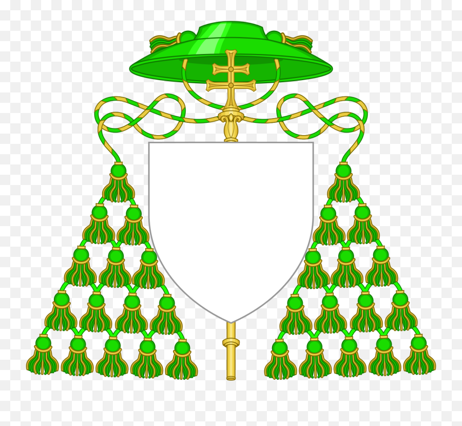 External Ornaments Of Primates And Patriarchs - New Chaplain Cardinal Bishop Coat Of Arms Emoji,Christmas Tree Emoticons