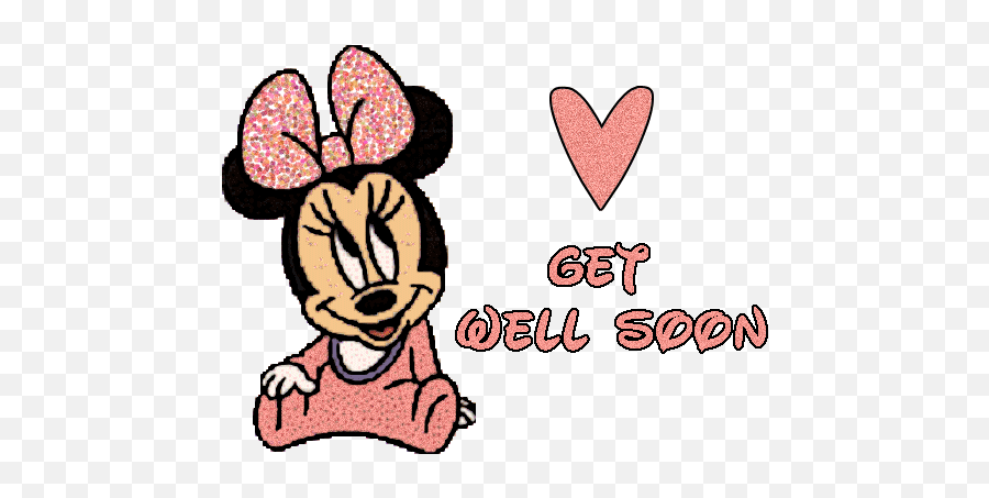 Get Well Soon Glitters Images - Get Well Soon Mickey Mouse Gif Emoji,Get Well Soon Emoji