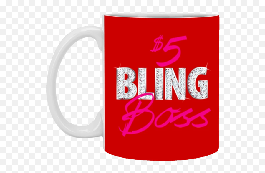 Paparazzi - 5 Bling Boss Tee 11 Oz Mug Mug Emoji,Emoji Level 71