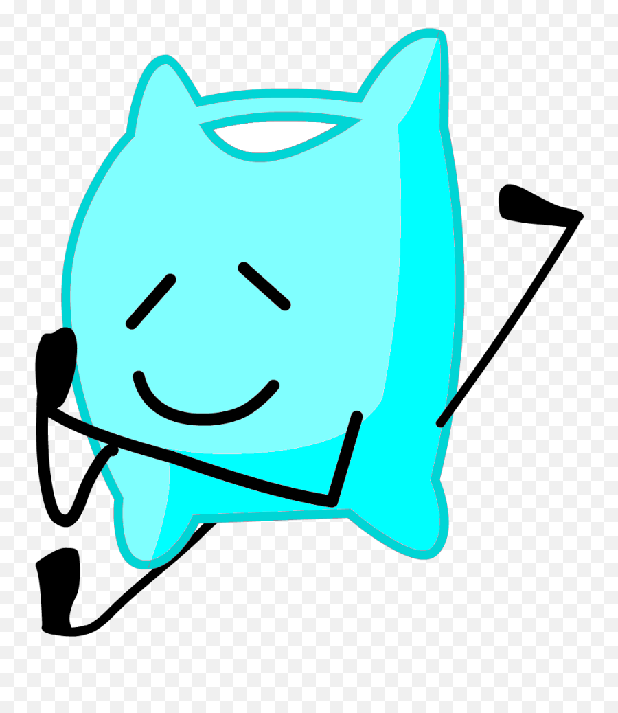 Pillow Cartoon Png - Protectabed Snow Cooling Pillow Pillow Cartoons Transparent Emoji,Blue Emoji Pillow