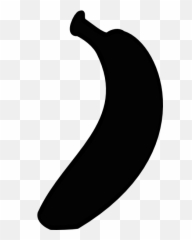 Icon request banana Issue 6030 FortAwesomeFont - Banana Silhouette Png Emoji
