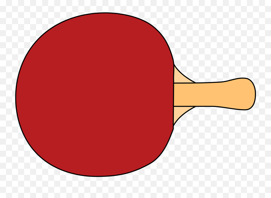 Red Table Tennis Paddle Clipart Free Download Transparent - Table Tennis Racket Clipart Emoji,Paddle Emoji