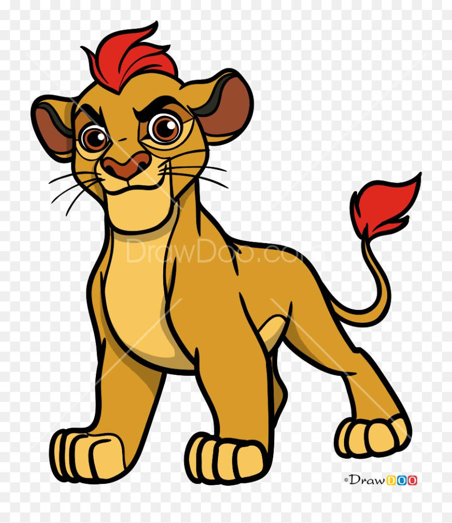 How To Draw Kion The Lion Guard - Lion Guard Kion Drawing Emoji,Lion King Emoji