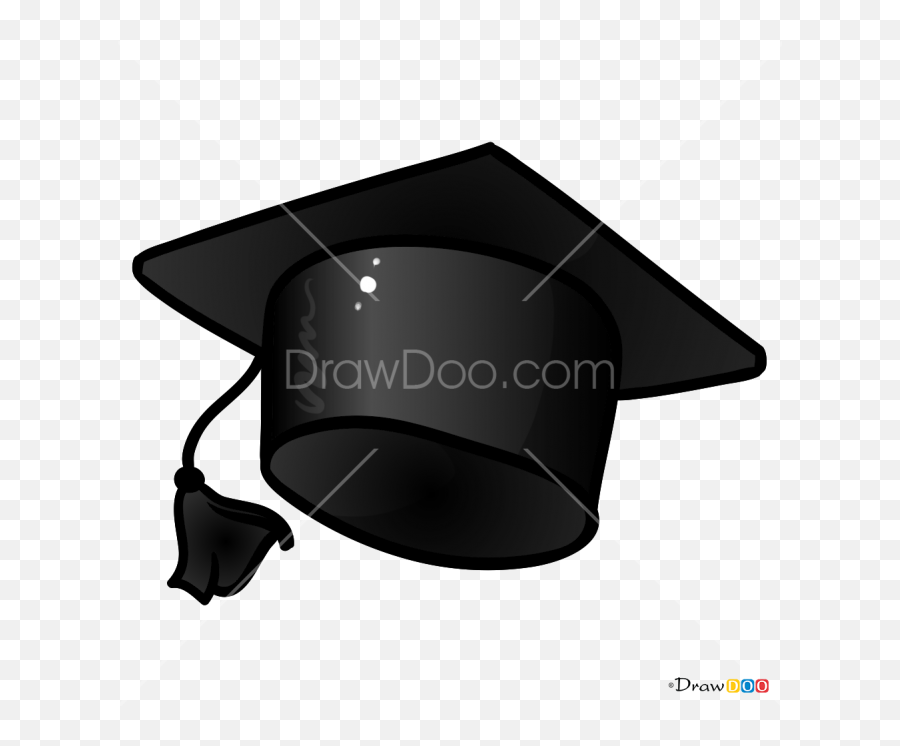 How To Draw Graduate Hat Hats - Mortarboard Emoji,Graduation Hat Emoji
