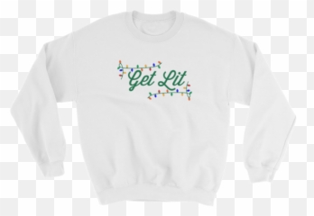 Get Lit Sweatshirt - Long Sleeve Emoji