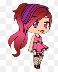 gachalife Lesbian Sticker by imstraightbutdonthate - Fictional Character Emoji