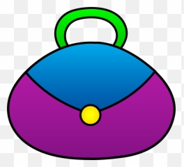 597 Purse Free Clipart - Purple Purse Clip Art Emoji,Emoji Pocketbooks