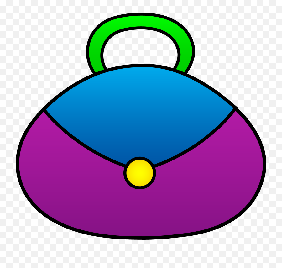 597 Purse Free Clipart - Purple Purse Clip Art Emoji,Emoji Pocketbooks