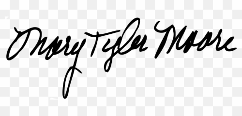 Signature Of Mary Tyler Moore - Calligraphy Emoji,Emoji Level 42