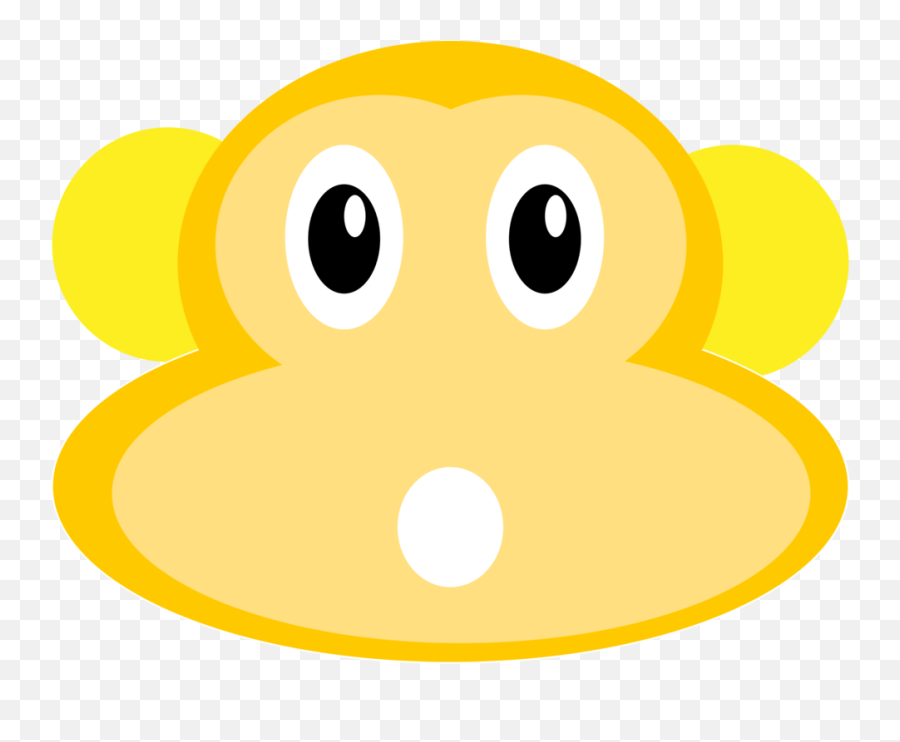 Emoticon Flower Area Png Clipart - Clip Art Emoji,Monkey Emoticon