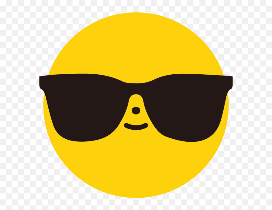 Sunglasses Smiley Goggles Clip Art - Clip Art Emoji,Cool Sunglasses Emoji