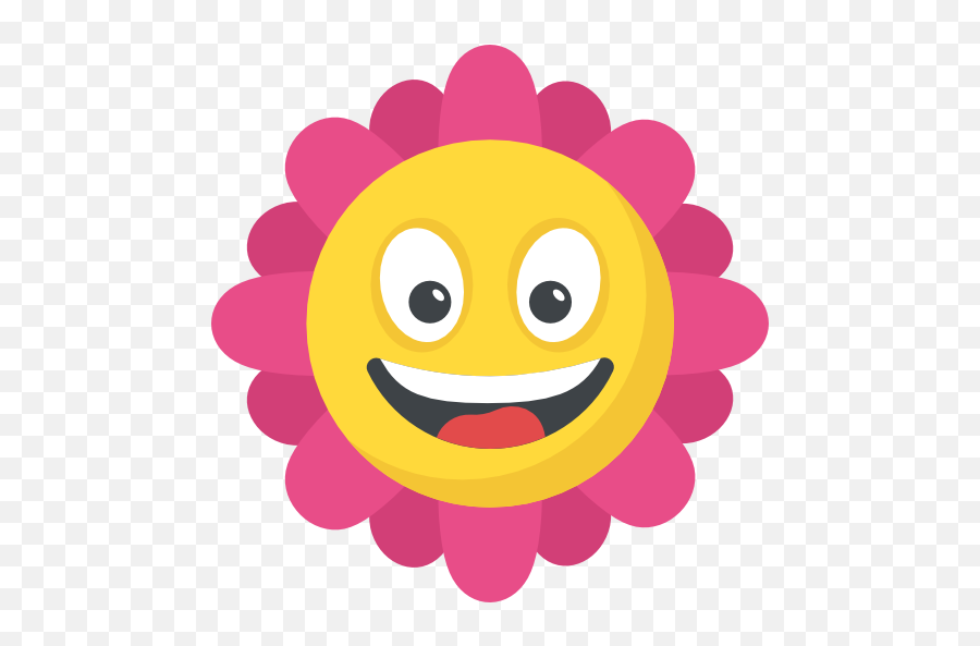 Flower - Sunflower With Smiley Face Emoji,Sakura Emoji