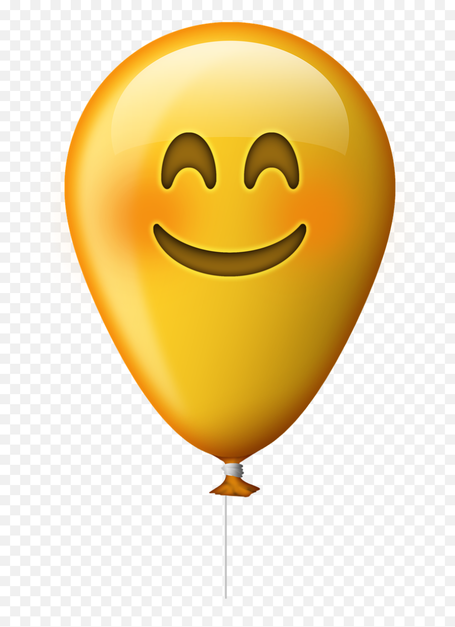 Emoticon Balloon Smile Emoji Happy - Emoji Balao Png,Smiling Emoji