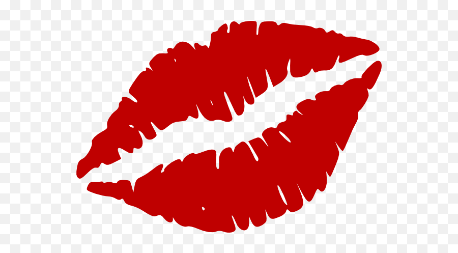 Kiss Mark Clipart - Lips Clip Art Emoji,Lipstick Kiss Emoji
