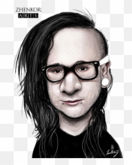 Skrillex Caricature - Skrillex Old Emoji,Skrillex Emoji