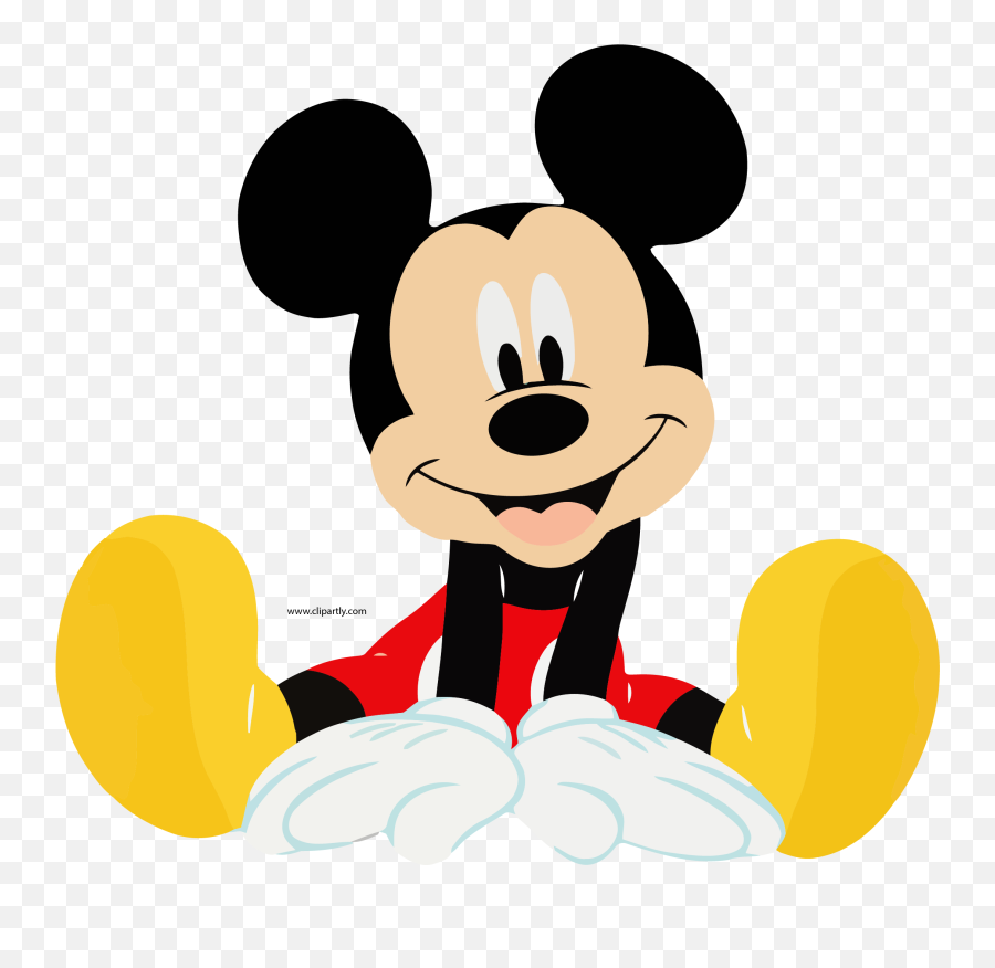 Disney Baby Mickey Mouse Shaped Clipart - Mickey Mouse Emoji,Mickey Mouse Emoticon