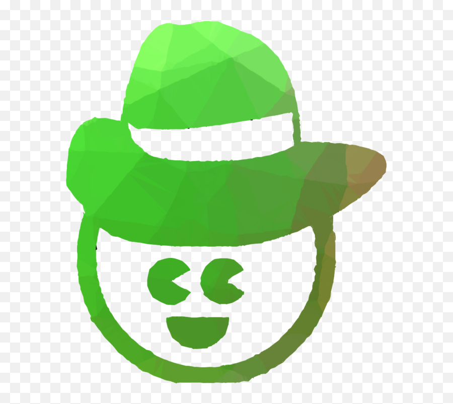 Green Background Clipart - Emblem Emoji,Wave Emoji Hat