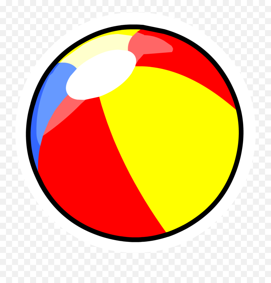 Beach Ball Photos Clipart - Beach Ball Sticker Png Emoji,Emoji Beach Ball