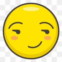 Smirking Face Emoji Png Transparent - Smiley,Emoji 23