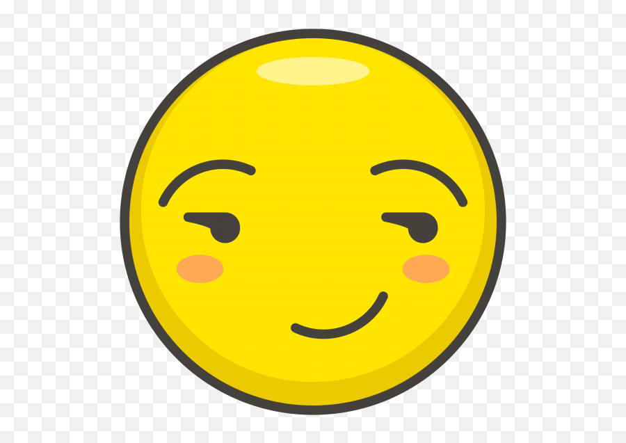 Smirking Face Emoji Png Transparent - Smiley,Emoji 23