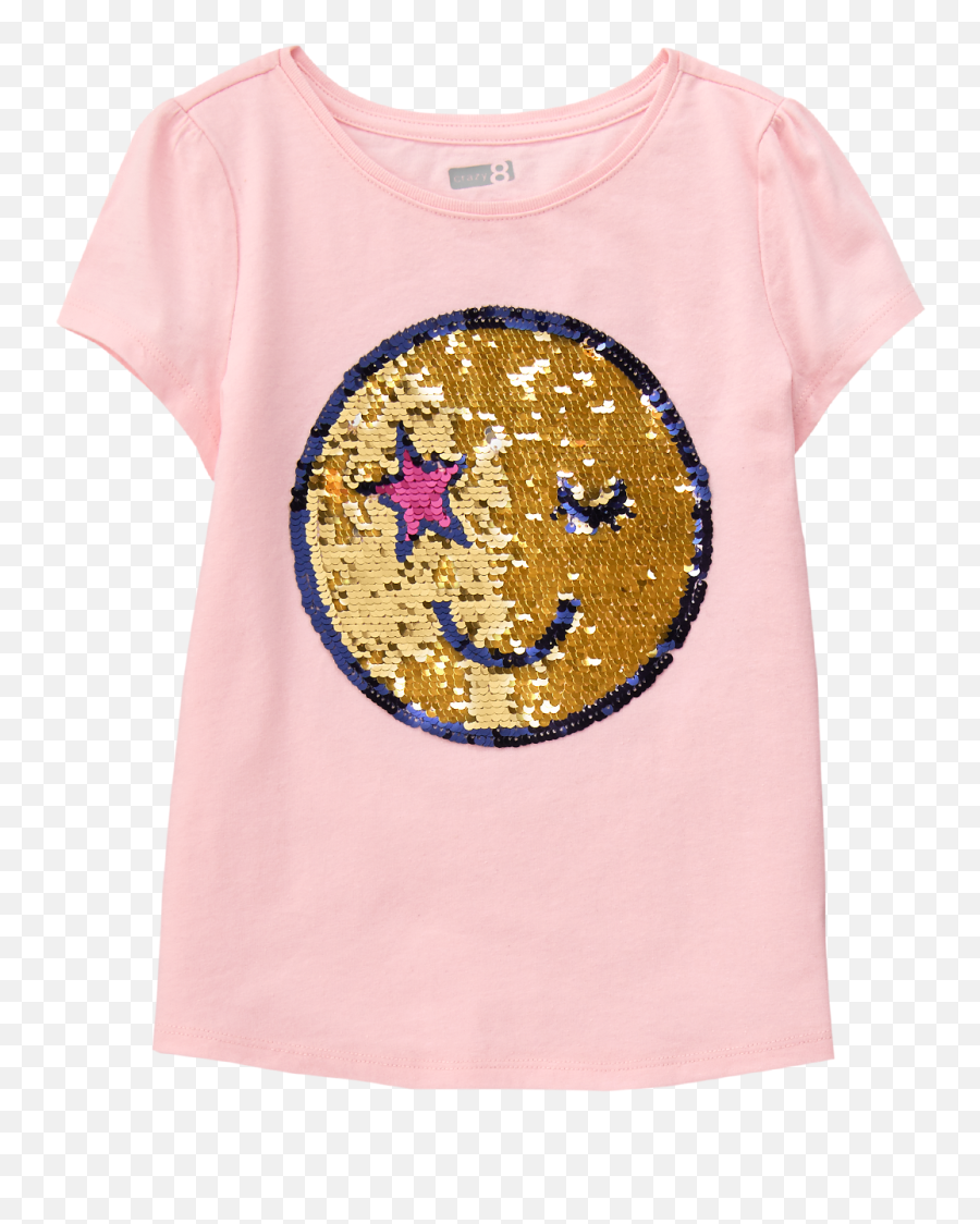 Choking Hazard - Flip Sparkle Emoji Shirt,Emoji Dress For Kids