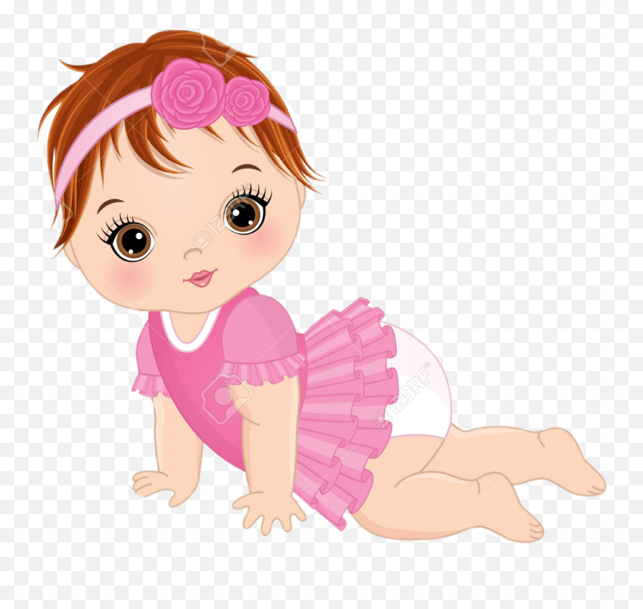 Bebe Baby Girl - Crawling Baby Girl Clipart Emoji,Baby Girl Emoji