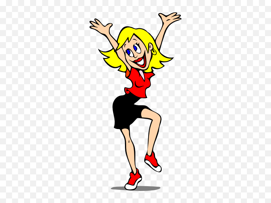 Girl Clipart Dancing Picture - Red Head Clip Art Emoji,Dancing Lady Emoji