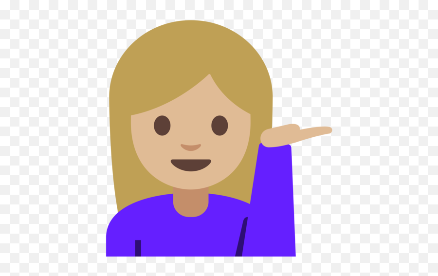 U200d Woman Tipping Hand Medium - Light Skin Tone Emoji Cartoon,Sassy Girl Emoji