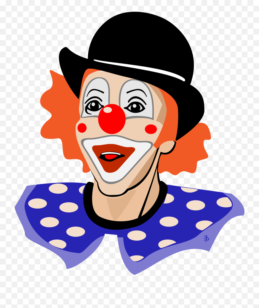 Clown Vector Png Picture 1870642 Clown Vector Png - Clown Face With Transparent Background Emoji,Clown Emoji Transparent