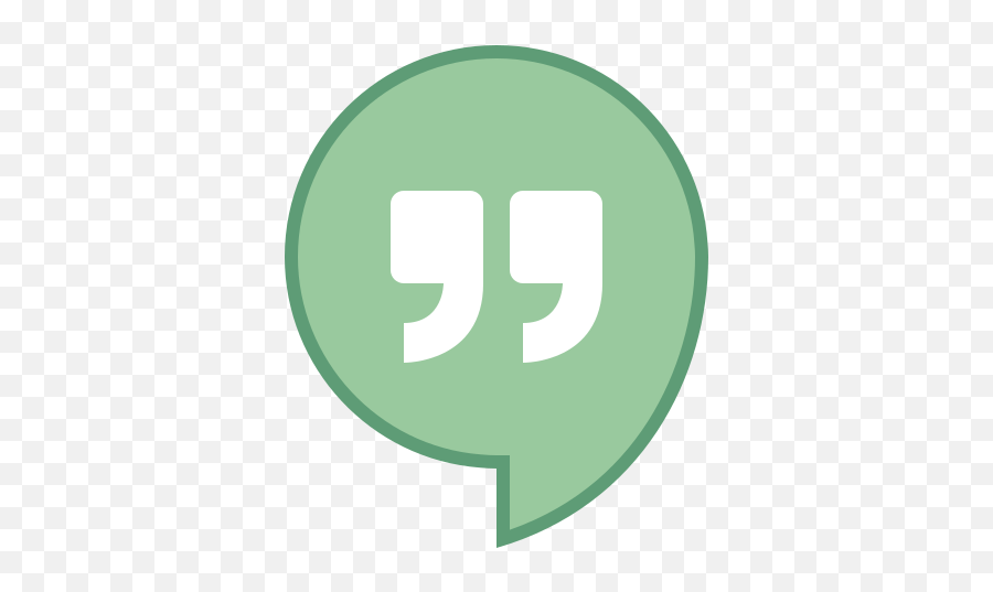 Hangouts Icon - Free Download Png And Vector Sms Updated 2 Emoji,Hangouts Emoji