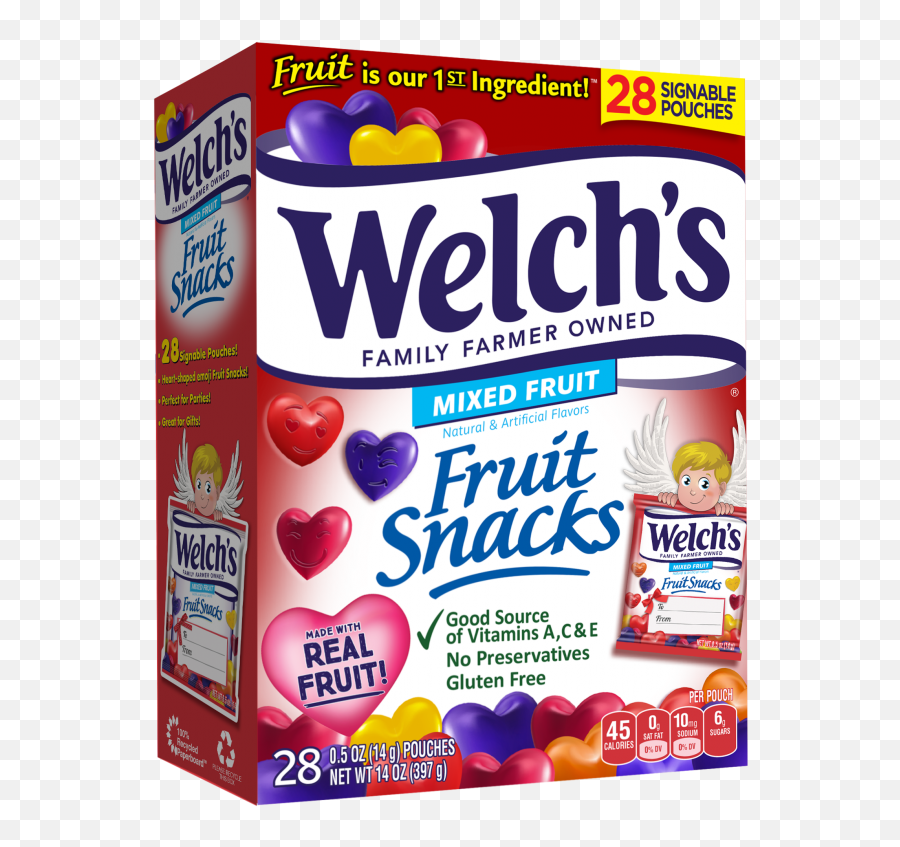Welchs Valentines Day Fruit Snacks Are - Natural Foods Emoji,Baby Named Emoji