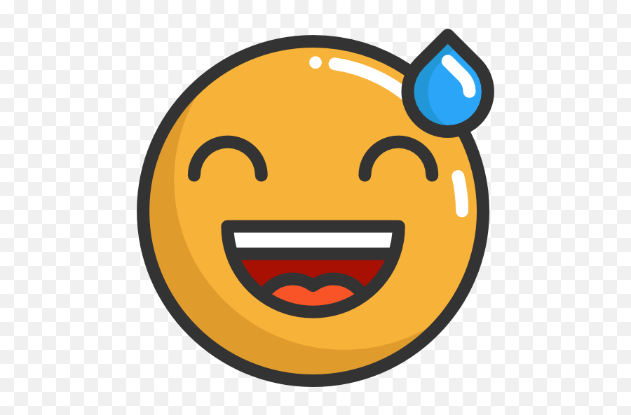 Happy Emoticons Emoji Feelings Smileys Icon - Gülen Yüz Emoji,Emoji Mix