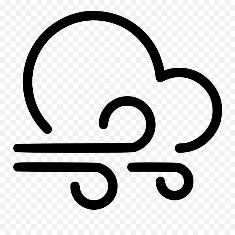 Gusts Cloud Wind Comments - Transparent Wind Cartoon Png Emoji,Gust Of Wind Emoji