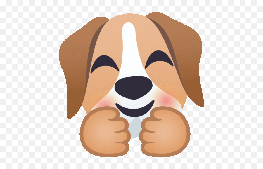 Hug Me Dog Gif - Cartoon Emoji,Imma Be Emoji