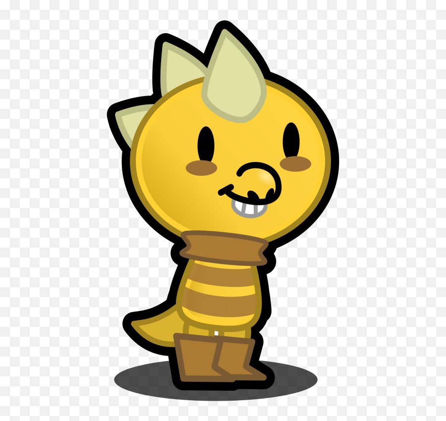 Download Paper Monster Kid - Monster Kid Undertale Png Image Happy Emoji,Monster Emoji