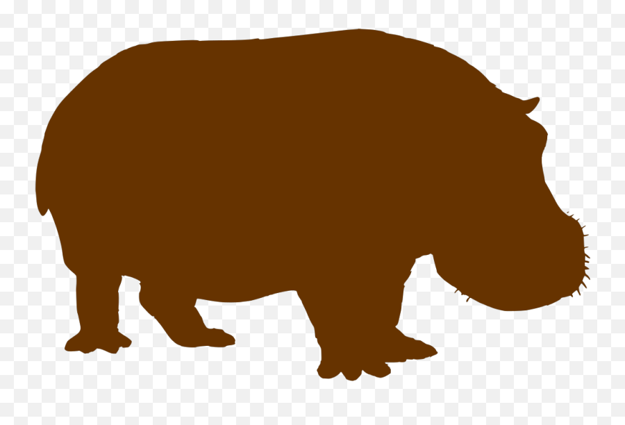 Brown Hippo Png Svg Clip Art For Web - Hippo Brown Emoji,Hippo Emoji