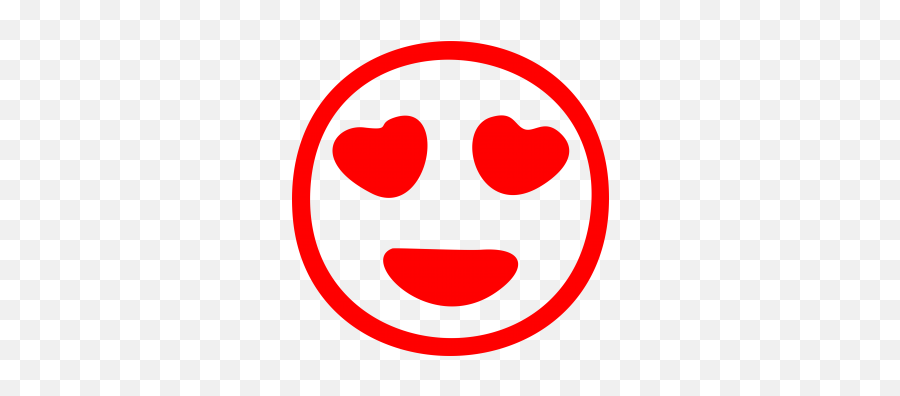 Smile Emoji With Heart Eyes Cuttable Svg And Printable Png File - Happy,Smile Emoji Transparent