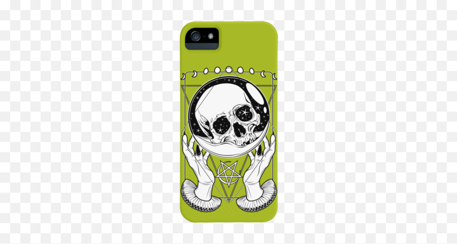 Green Skulls Phone Cases - Iphone Emoji,Skull Emoticons