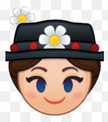 Mary Poppins - Disney Emoji Blitz Mary Poppins,Fedora Emoji
