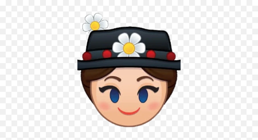 Mary Poppins - Disney Emoji Blitz Mary Poppins,Fedora Emoji