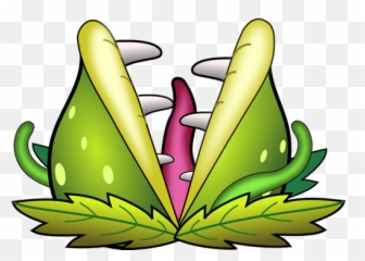 Halloween Monster Plant Vector Drawing - Carnivorous Plant Png Clipart Emoji,Bite Me Emoji