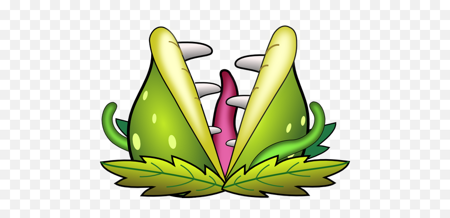 Halloween Monster Plant Vector Drawing - Carnivorous Plant Png Clipart Emoji,Bite Me Emoji