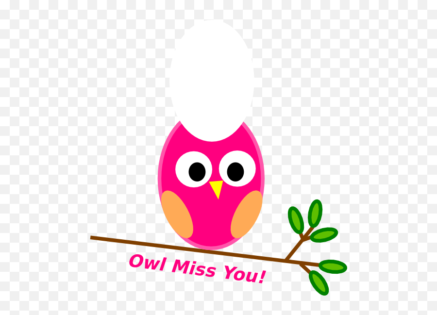 Greetings Miss You Clipart The Cliparts - Owl Miss You Clipart Emoji,I Miss You Emoji Text