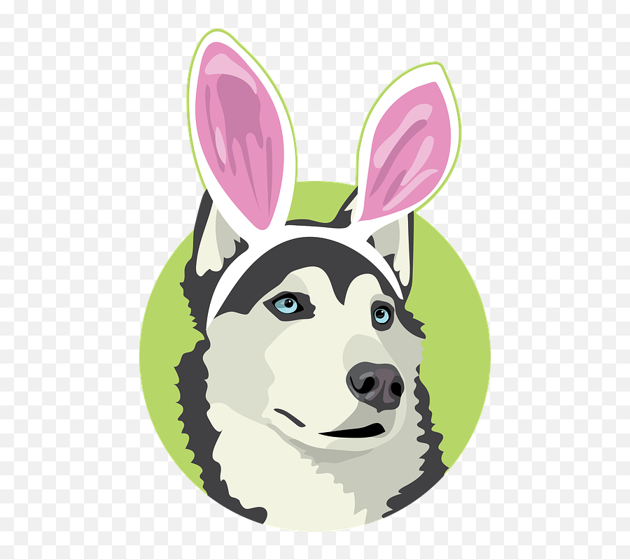 Easter Dog - Cartoon Emoji,Bunny Ears Emoji