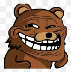 Transparent Trolls Clipart Png - Pedobear Trollface Emoji,Troll Emoji
